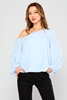 Explosion Casual Blouses Blue