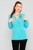 Bubble Casual Jackets Turquoise