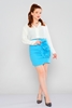 Airport Casual Skirts أزرق فاتح