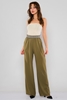 Explosion High Waist Casual Trousers Хаки