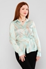 Explosion Long Sleeve Casual Blouses Mint