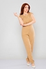 Explosion Casual Jumpsuits Camel