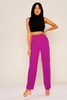 Selen High Waist Casual Trousers Пурпурный