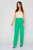 Selen High Waist Casual Trousers Açık Yeşil