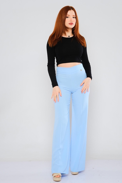 Explosion Casual Trousers Black Blue Pink Stone Mint