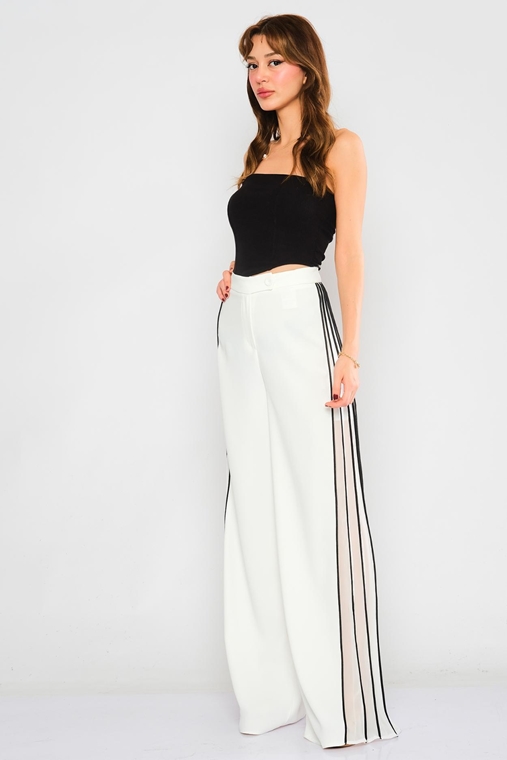 Green Country High Waist Casual Trousers
