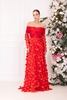 Odrella Night Wear Evening Dresses Kırmızı