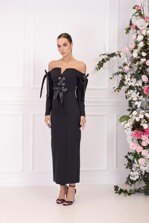 Chabella ночная одежда Вечерние платья черный карамель оливковый