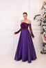 Odrella Night Wear Evening Dresses Purple