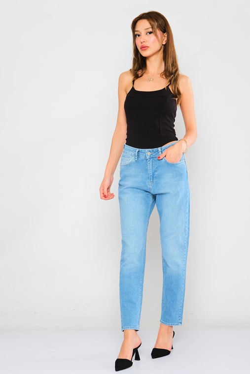 Hit Me Up Low Rise Casual Trousers Blue