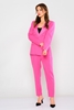 Green Country Casual Suits Fuchsia