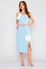 Airport Casual Skirts Baby Blue