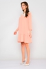 Favori Mini Casual Dresses لون سمك السلمون