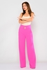 Explosion High Waist Casual Trousers фуксия