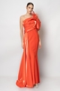 Rengin Night Wear Evening Dresses البرتقالي