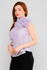 Favori Sleevless Casual Blouses Lilac