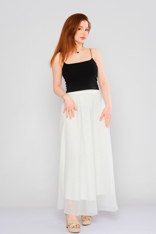 Fimore Casual Skirts Black White