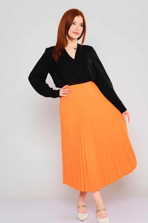 Excuse Casual Skirts Black Beige Orange Ecru Neon-Fuchsia