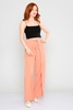 Bubble High Waist Casual Trousers Pink