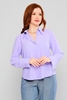 Explosion Long Sleeve Casual Blouses أرجواني