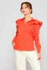 Detective Casual Blouses Red