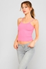 Yes Play Sleevless Casual Blouses Pink