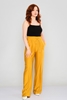 Fimore High Waist Casual Trousers Mustard