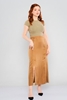 Show Up Casual Skirts Camel