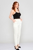 Explosion High Waist Casual Trousers белый