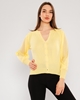 Pitiryko Buttoned Casual Cardigans Yellow