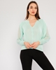 Pitiryko Buttoned Casual Cardigans Mint