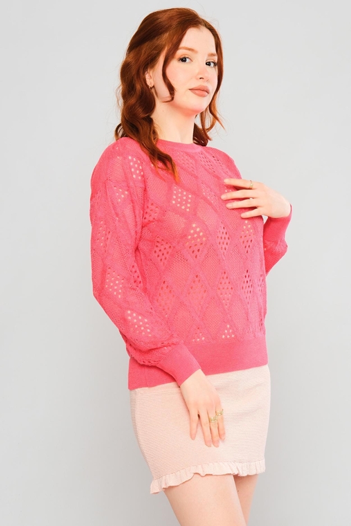 Pitiryko Casual Jumpers Black Red Blue Yellow Pink Beige Fuchsia Mint Cream