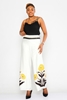 Mianotte High Waist Casual Trousers Yellow