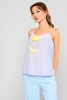 Two'e Sleevless Casual Blouses Lilac