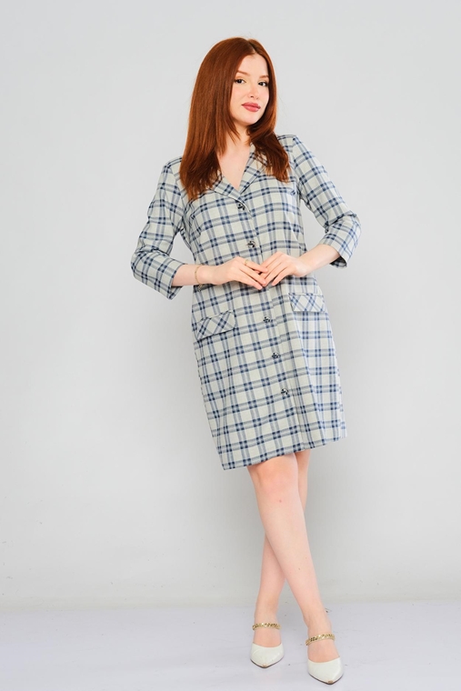 Mac Park Günlük Giyim Elbise lacivert Vizon Haki