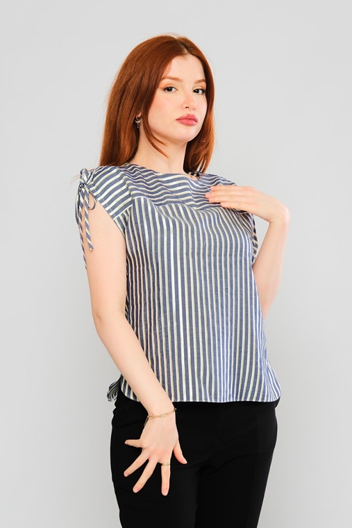 Green Country Short Sleeve Casual Blouses