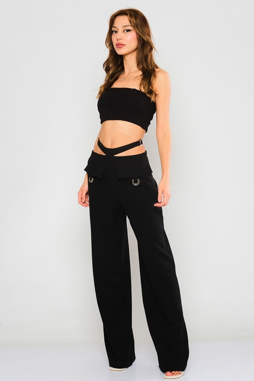 Airport Low Rise Casual Trousers