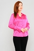 Joymiss Long Sleeve Normal Neck Casual Shirts Neon-Fuchsia