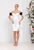 Chabella Night Wear Evening Dresses White-Black