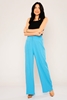 Fimore High Waist Casual Trousers Blue