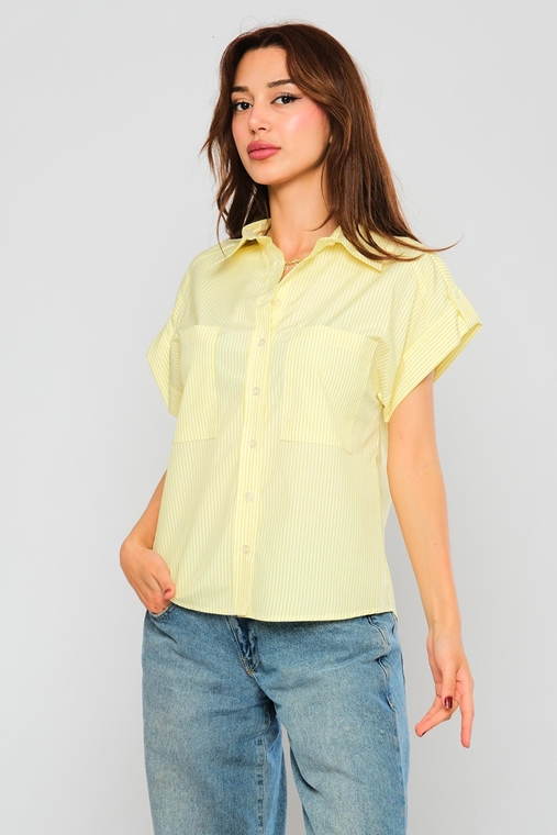 Mees Casual Blouses Yellow