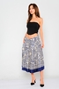Mees Casual Skirts أزرق