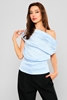 Explosion Casual Blouses Blue