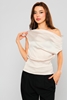 Explosion Casual Blouses Beige