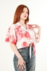Mizalle Casual Blouses Цветок граната