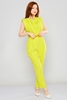 Green Country Casual Jumpsuits Pistache