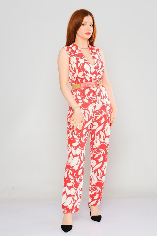 Mac Park Casual Jumpsuits Lilac Coral Stone