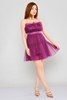 Favori Mini Sleevless Casual Dresses Пурпурный