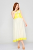 Mianotte Maxi Sleevless Casual Dresses الأصفر