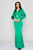 Explosion Maxi Long Sleeve Casual Dresses Green
